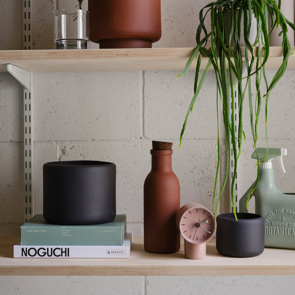 Bouteille d'eau/lait/jus COLOMBO en porcelaine avec liège naturel